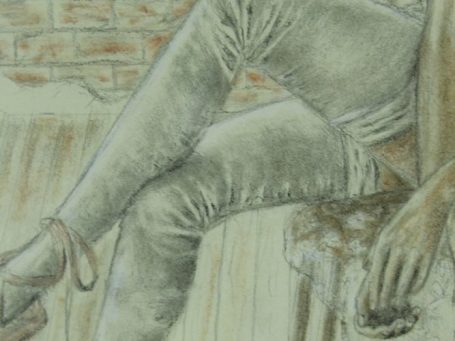 Tänzerin in Pastell